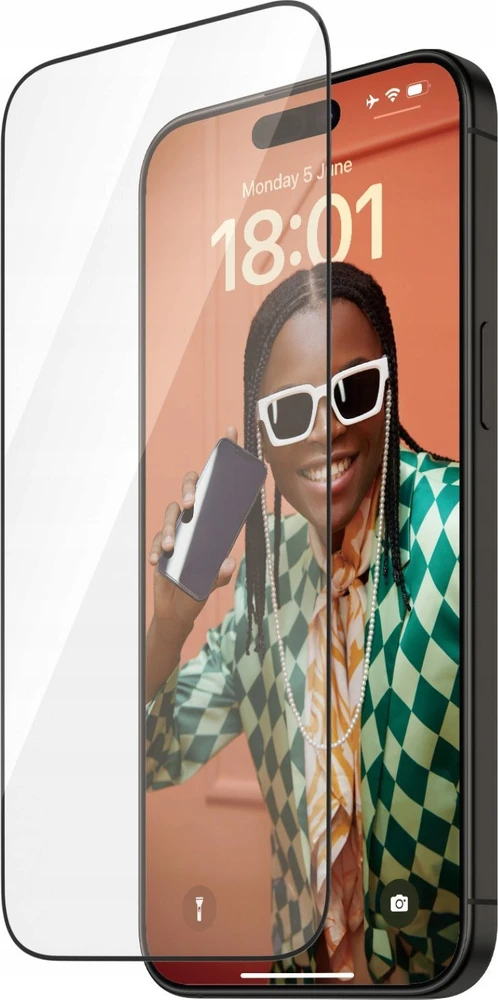 Panzer Glass PanzerGlass Re:fresh Glass skirtas Apple iPhone 15 Pro Max su padėties reguliatoriumi
