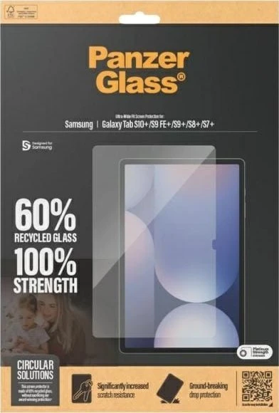 Panzer Glass PanzerGlass Ultra-Wide Fit Samsung Galaxy Tab S7+/S8+/S9+/S9 FE+/S10+ Screen Protection 7379