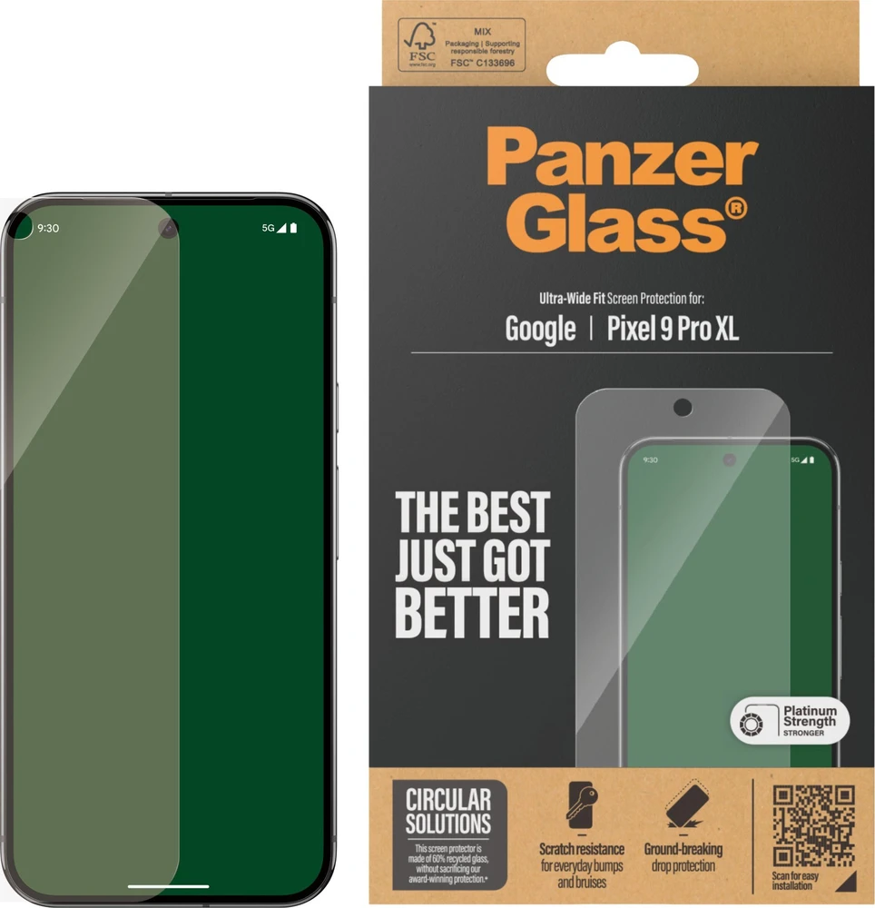 Panzer Glass PanzerGlass Ultra-Wide Fit Google Pixel 9 Pro XL Screen Protection 4786