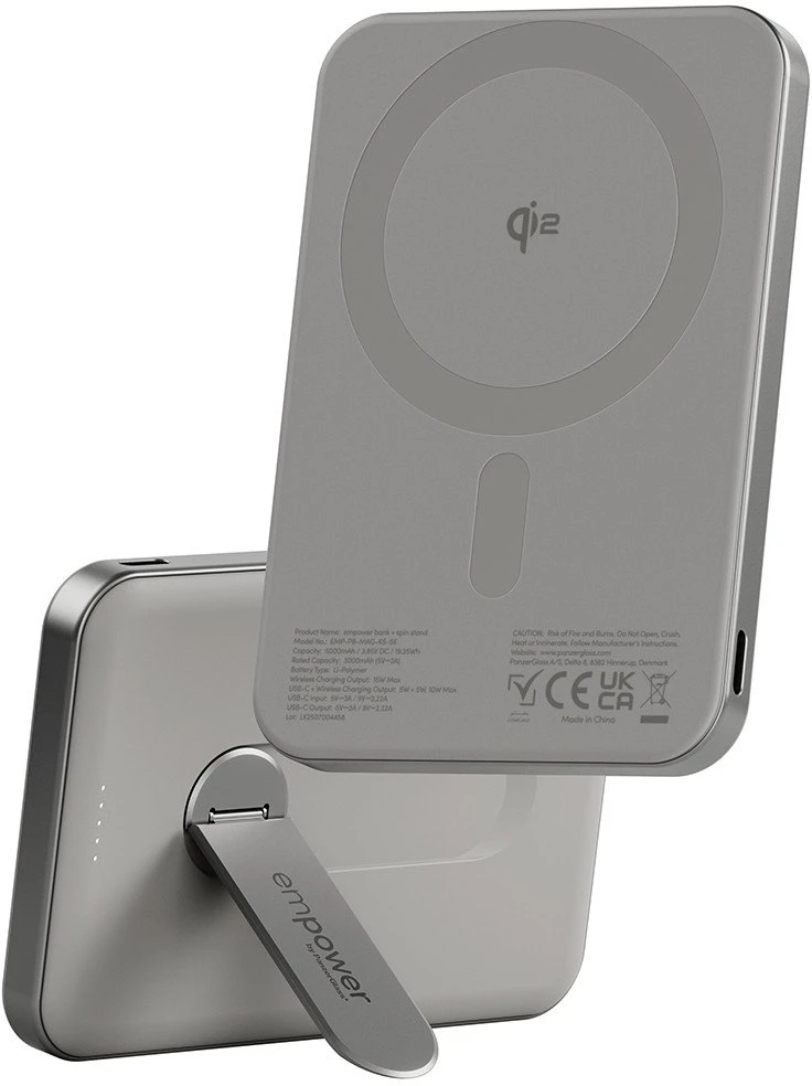 Panzer Glass Powerbank PanzerGlass Bank Spin Stand 5000mAh Pilka