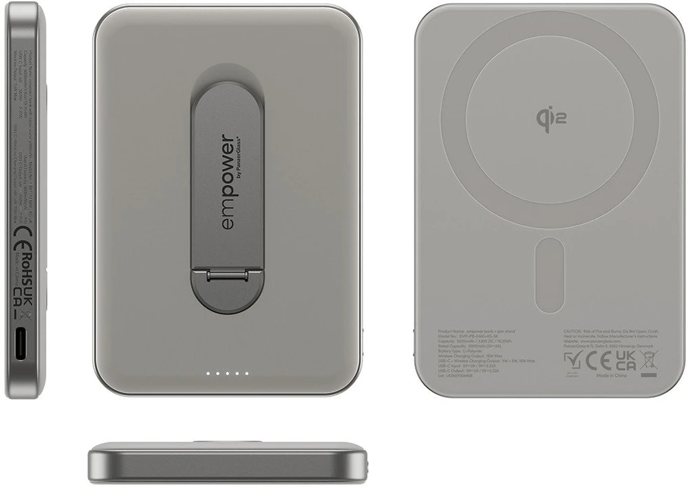Panzer Glass Powerbank PanzerGlass Bank Spin Stand 5000mAh Pilka