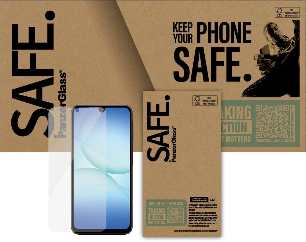 Panzer Glass „PanzerGlass“ – SAFE ekrano apsauga, skirta „Galaxy A25 5G UWF“