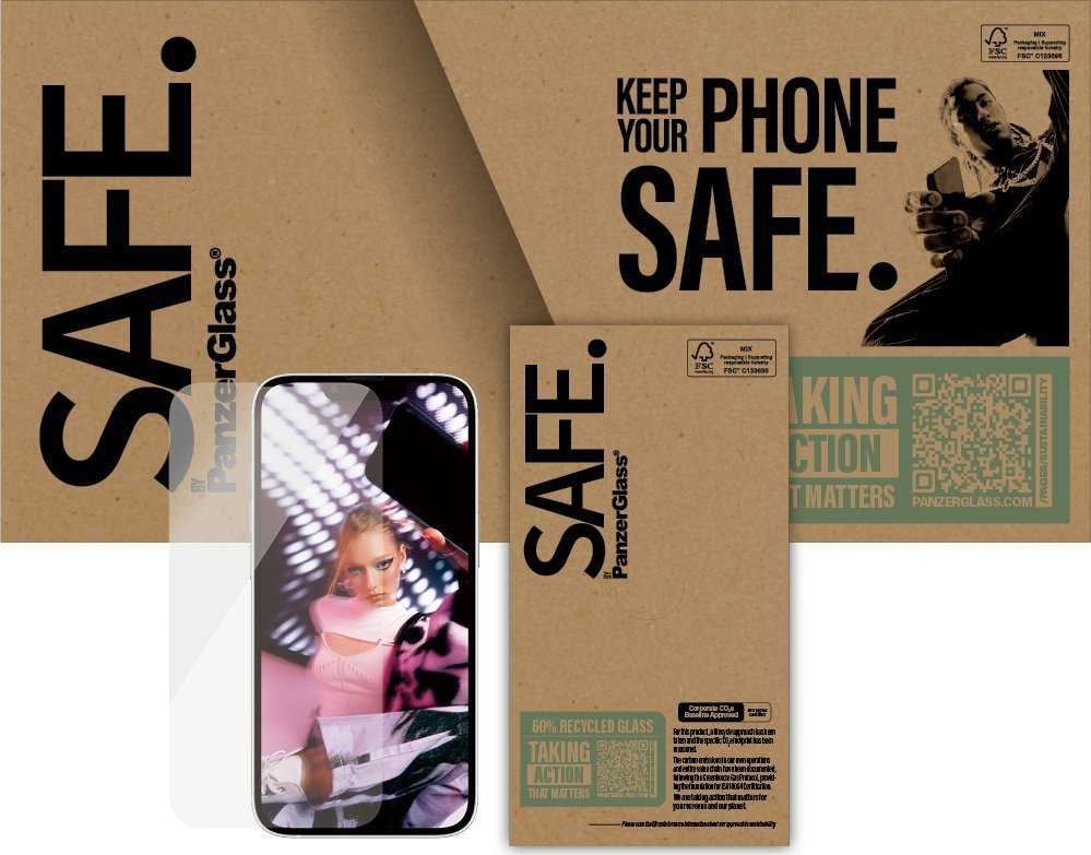 Panzer Glass SAFE BY PANZERGLASS SCREEN - PROTECTOR IPHONE SE (2025)/14/13