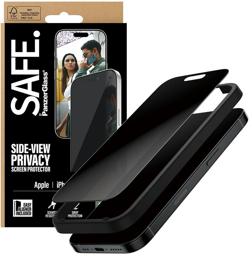 Panzer Glass PanzerGlass SAFE Privacy Schutzglas iPhone 17/16 Pro/UWF