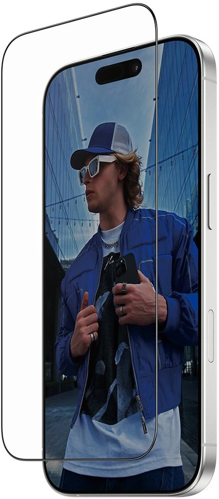 Panzer Glass Grūdintas stiklas PanzerGlass Ultra-Wide Fit Fastfit do iPhone 17 / 16 Pro