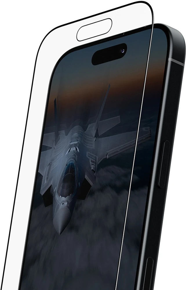 Panzer Glass Grūdintas stiklas PanzerGlass Stealth Ultra-Wide Fit Fastfit do iPhone 17 / 16 Pro