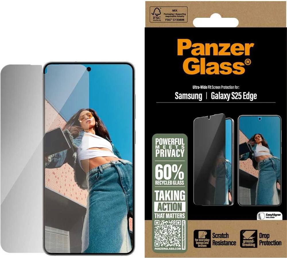 Panzer Glass Privacy Glass PanzerGlass Ultra-Wide Fit skirtas Samsung Galaxy S25 Edge