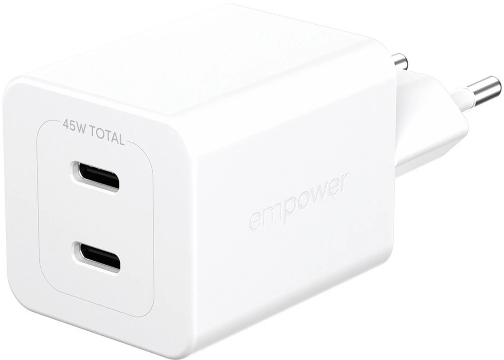 Panzer Glass Įkroviklis PanzerGlass empower Turbo jungiama į tinklą 2x USB-C 45 W (EM58685)