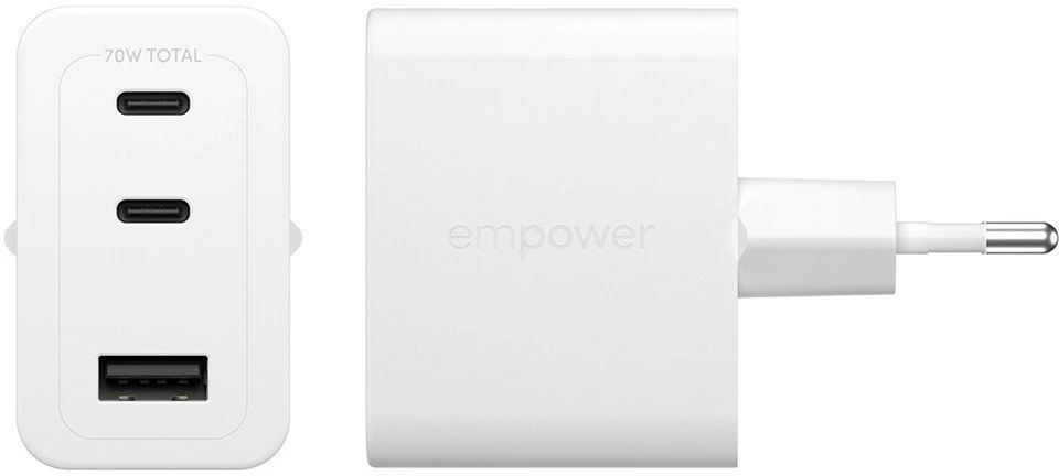 Panzer Glass Įkroviklis PanzerGlass empower Turbo jungiama į tinklą 1x USB-A 2x USB-C (EM31479)