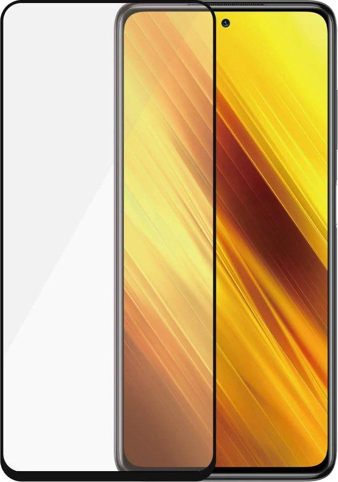 Panzer Glass PanzerGlass E2E Regular Xiaomi Poco X3 NFC/X3 Pro Case Friendly juoda/juodas
