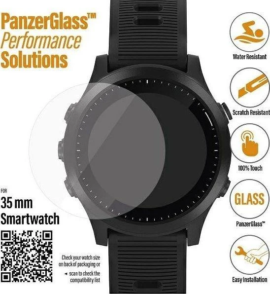 Amazfit Panzer Glass PanzerGlass Ekrano apsauga išmaniajam laikrodžiui, 35 mm
