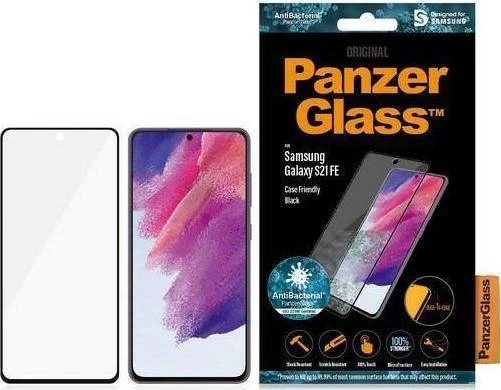 Panzer Glass PanzerGlass | Samsung | Galaxy S22 Ultra | Grūdintas stiklas | Juodas | Draugiškas atvejams. Suderinamas su ultragarsiniu pirštų atspaudų jutikliu. 100% jutiklinis jautrumas. Antibakterinis (sertifikuotas ISO 22196 ir JIS 22810) | Ekrano apsauga
