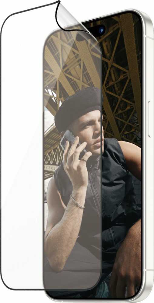 Panzer Glass PanzerGlass™ MATRIX ekrano apsauga su D3O iPhone 15 Pro | Itin platus pritaikymas w. AlignerKit