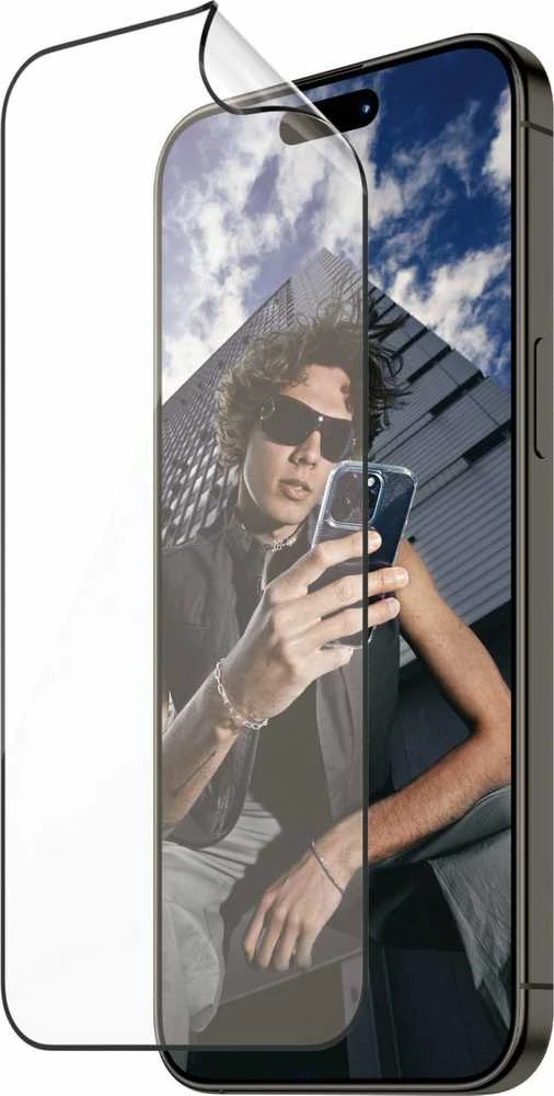 Panzer Glass PanzerGlass™ MATRIX ekrano apsauga su D3O iPhone 15 Pro Max | Itin platus pritaikymas w. AlignerKit