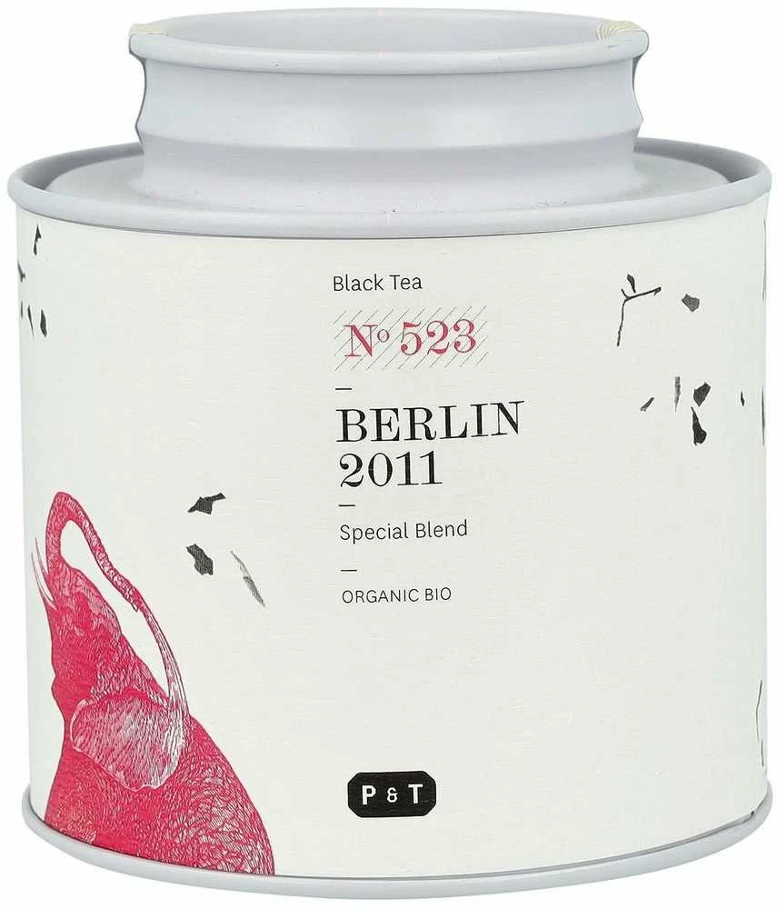 Paper Tea Berlynas 2011 arbatos skardinė su dramblio piešiniu