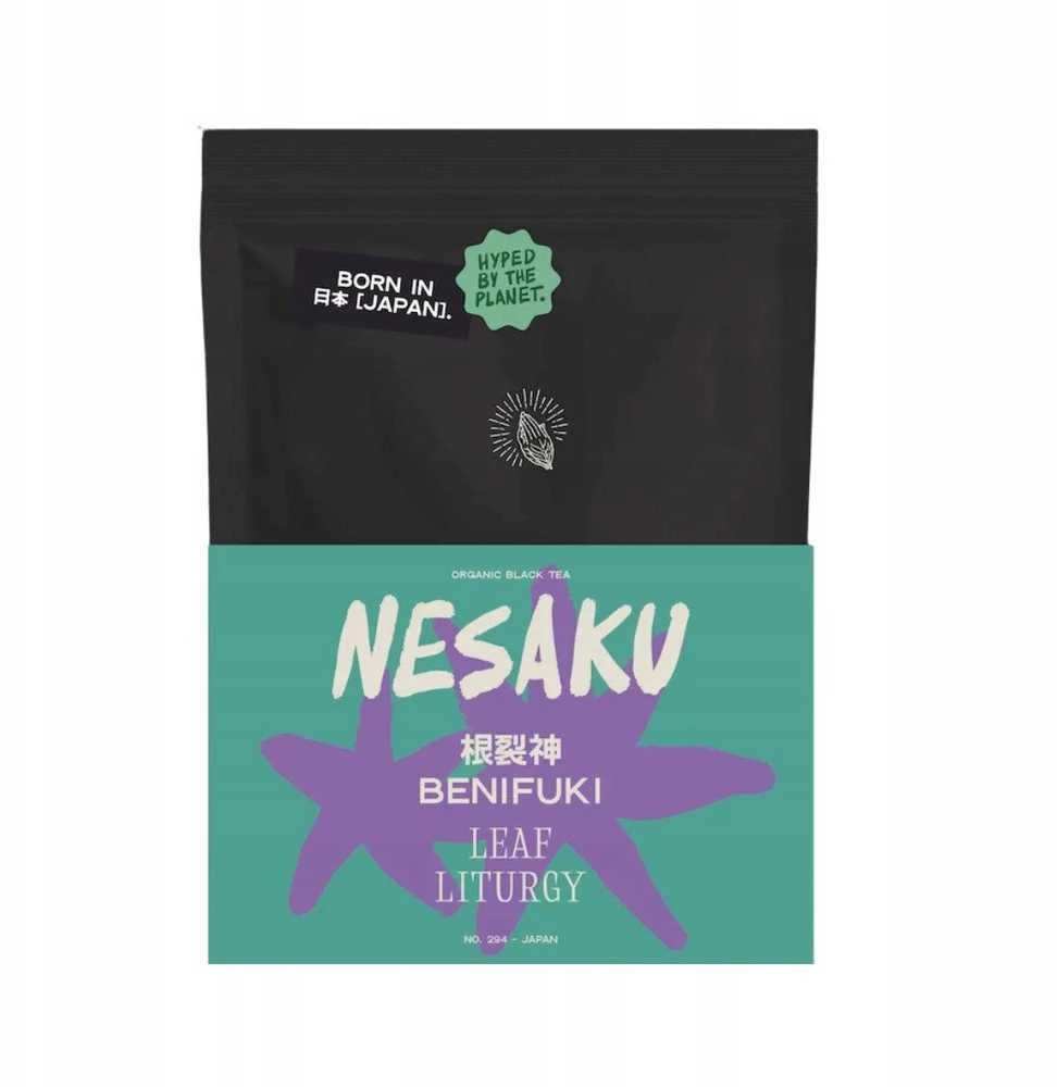 Nesaku Benifuki juodosios arbatos pakuotė