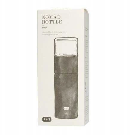Paper Tea Popierius ir arbata – Nomad butelis su sieteliu – skaidrus