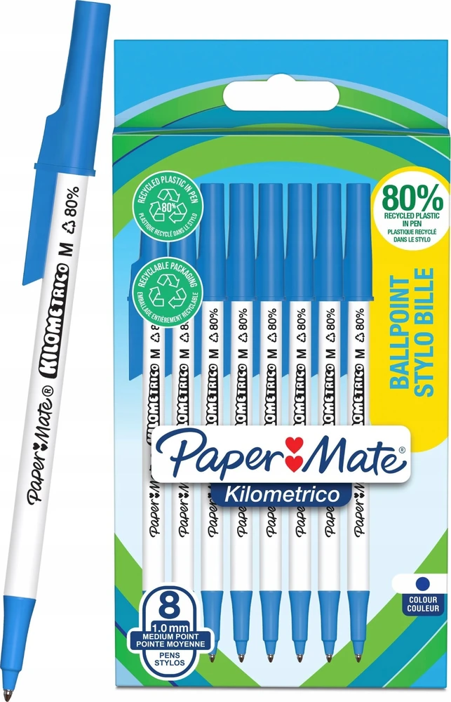 Papermate Rašikliai Paper Mate mėlyni 8 vnt. - 2187679