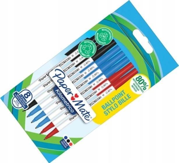 Papermate Rašikliai Kilometrico Paper Mate, 2187680, 8vnt.
