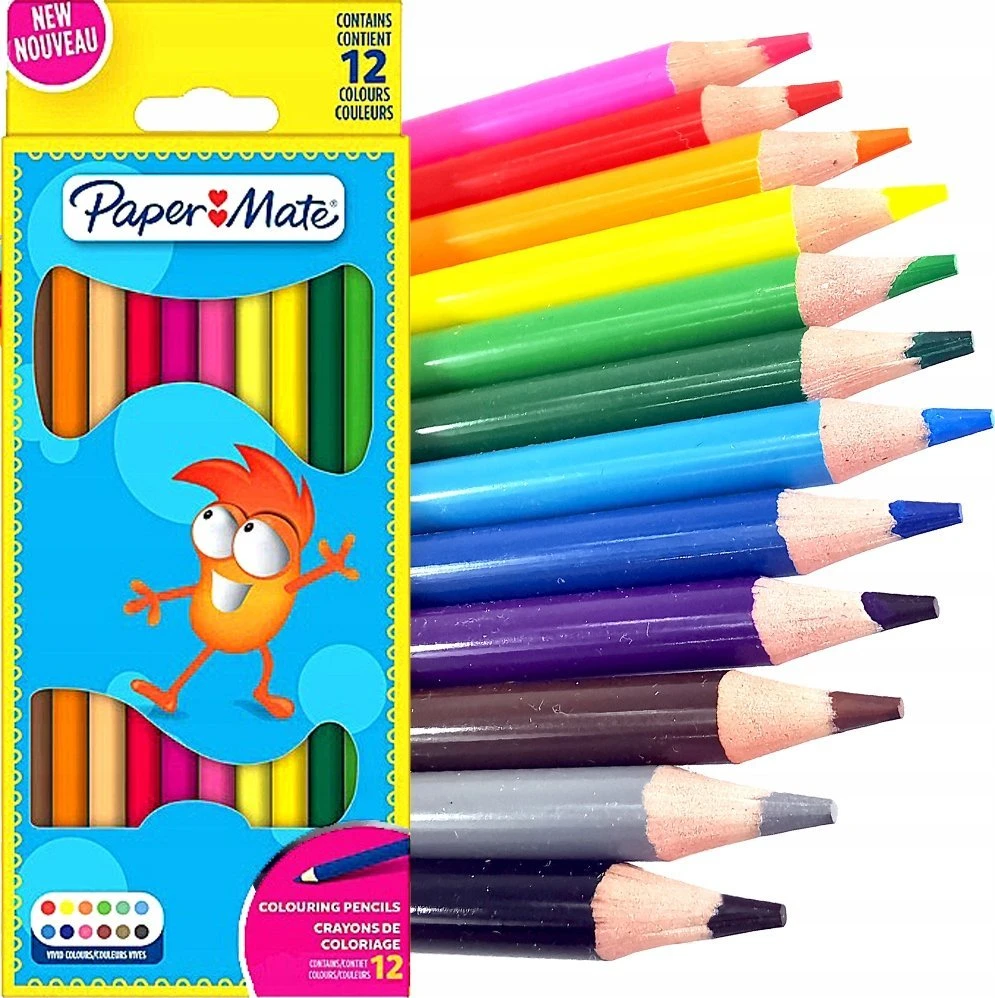 Papermate Kreidelės Paper Mate 12 spalvų - 2166490