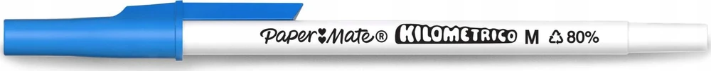 Papermate Paper Mate PAPER MATE Kugelschreiber Kilometrico Reycled M Blau 50er Faltschachtel