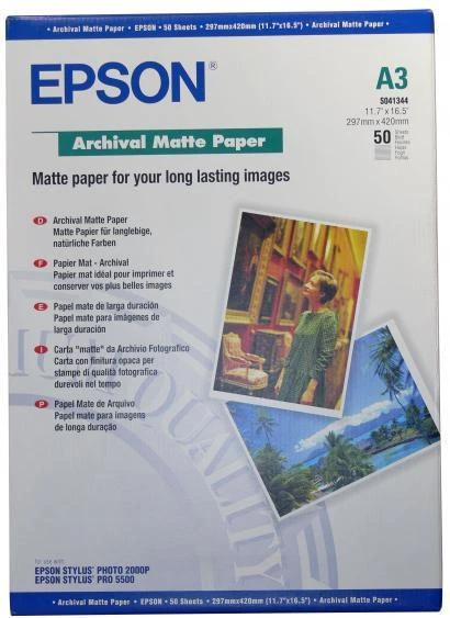 Epson Archival, DIN A3, 189g/m² fotopopierius