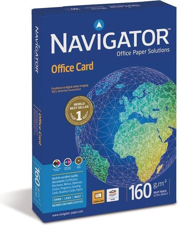 Biuro popierius Navigator Office Card, A4, 160g (250)