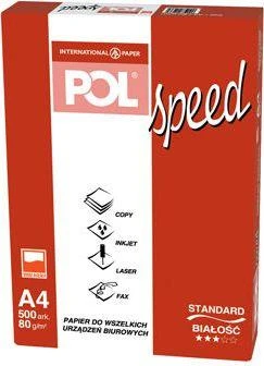 Igepa Spausdinimo Popierius - POLSPEED A4 80g/m² 500 lapų Baltas Matinis