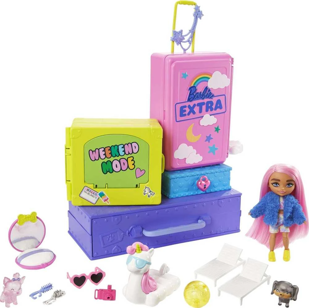Papildoma lėlė Barbie Mattel – maža lėlė + augintiniai (HDY91)
