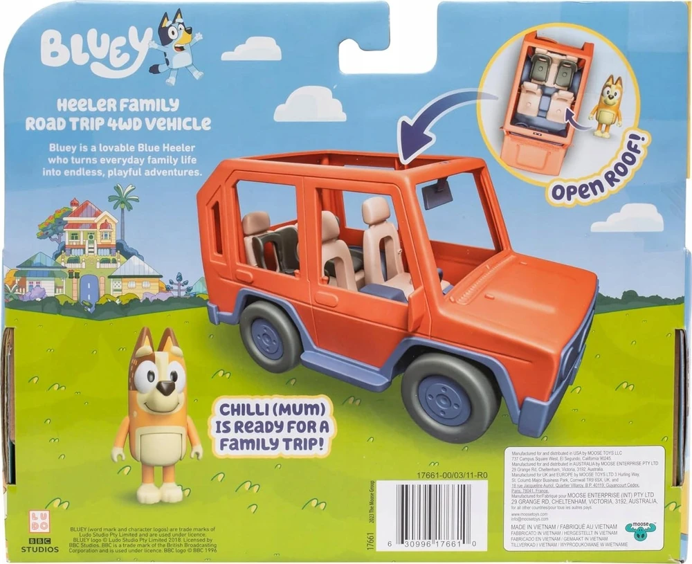 Bluey – Heeler Family Road Trip Vehicle (90262)