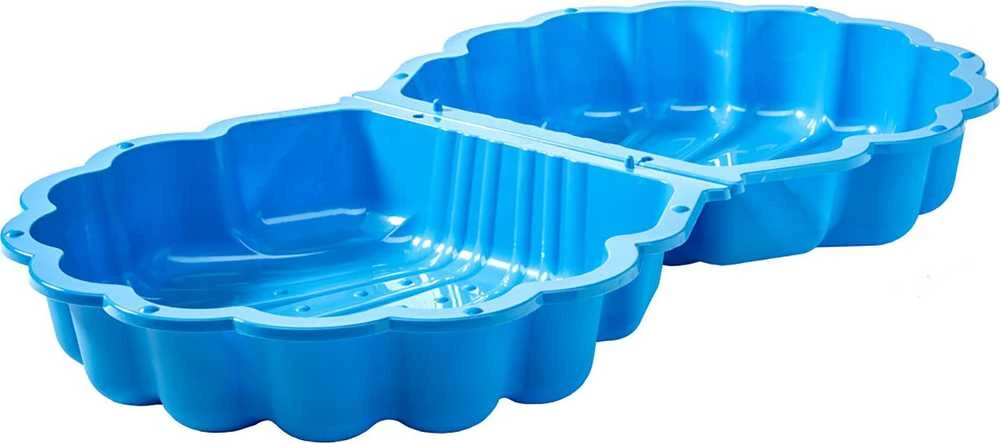 PARADISO Plastikinė smėlio dėžė Mėlynasis apvalkalas
