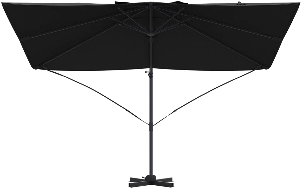 Skėtis nuo saulės 351 x 250 x 260 cm Poliesteris ir aliuminis