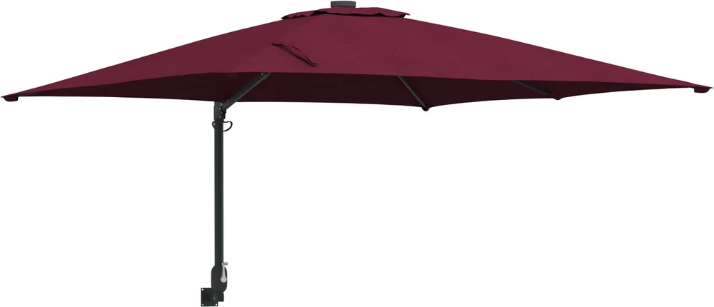 Sodo skėtis Bordo raudona 248,5 x 247,5 x 160 cm