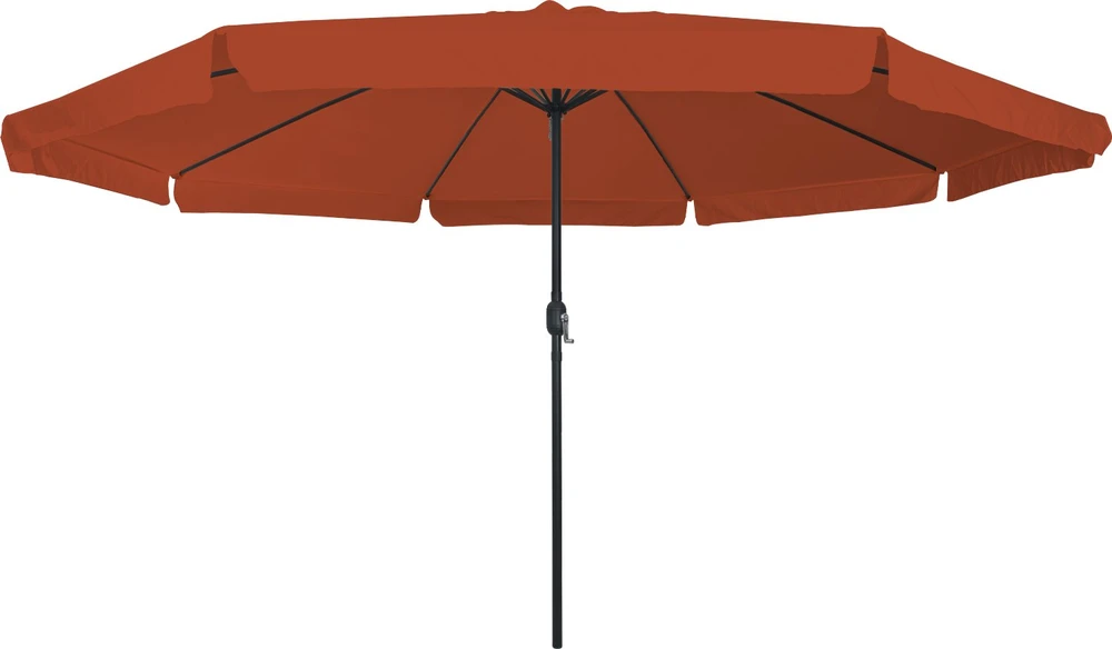 Sodo skėtis Terakotos 394 x 394 x 248 cm Poliesteris ir plienas