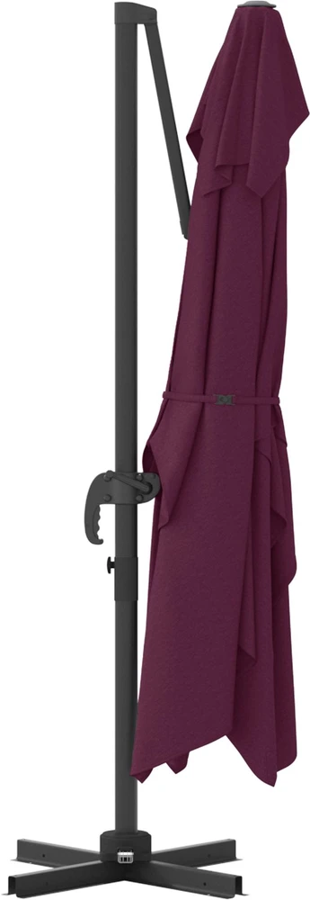 Skėtis nuo saulės 351 x 250 x 260 cm Poliesteris ir aliuminis