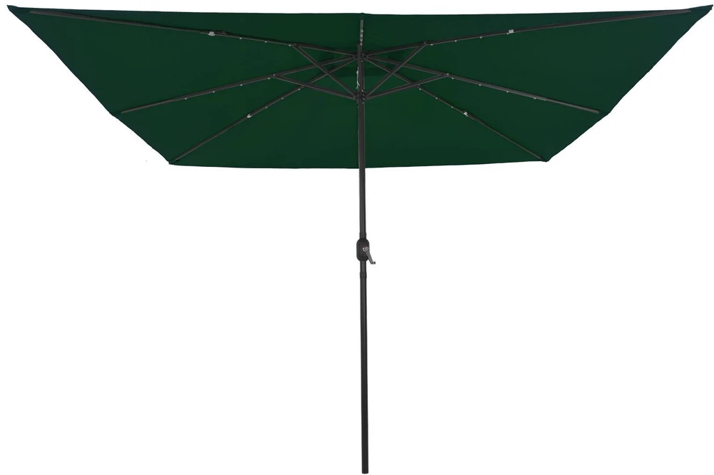 Sodo skėtis Žalia 295 x 295 x 245 cm Poliesteris ir plienas