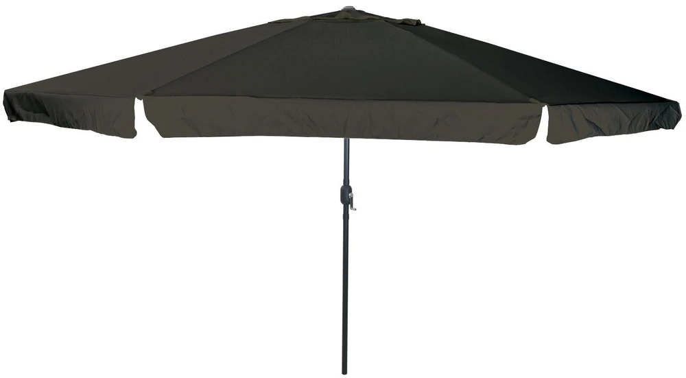 Sodo skėtis Juoda 394 x 394 x 248 cm Poliesteris ir plienas