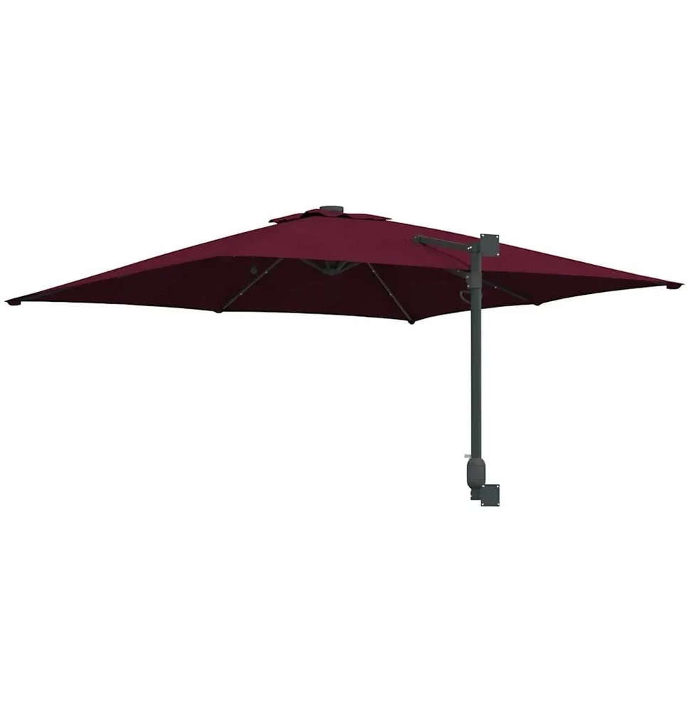 Sodo skėtis Bordo raudona 248,5 x 247,5 x 160 cm