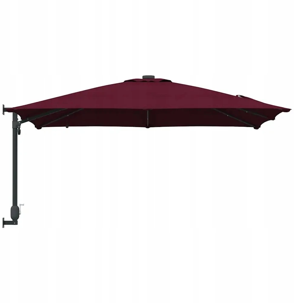 Sodo skėtis Bordo raudona 248,5 x 247,5 x 160 cm