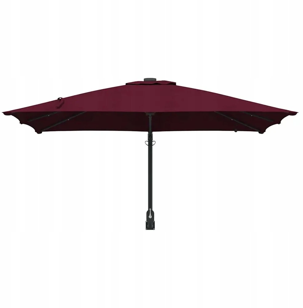 Sodo skėtis Bordo raudona 248,5 x 247,5 x 160 cm