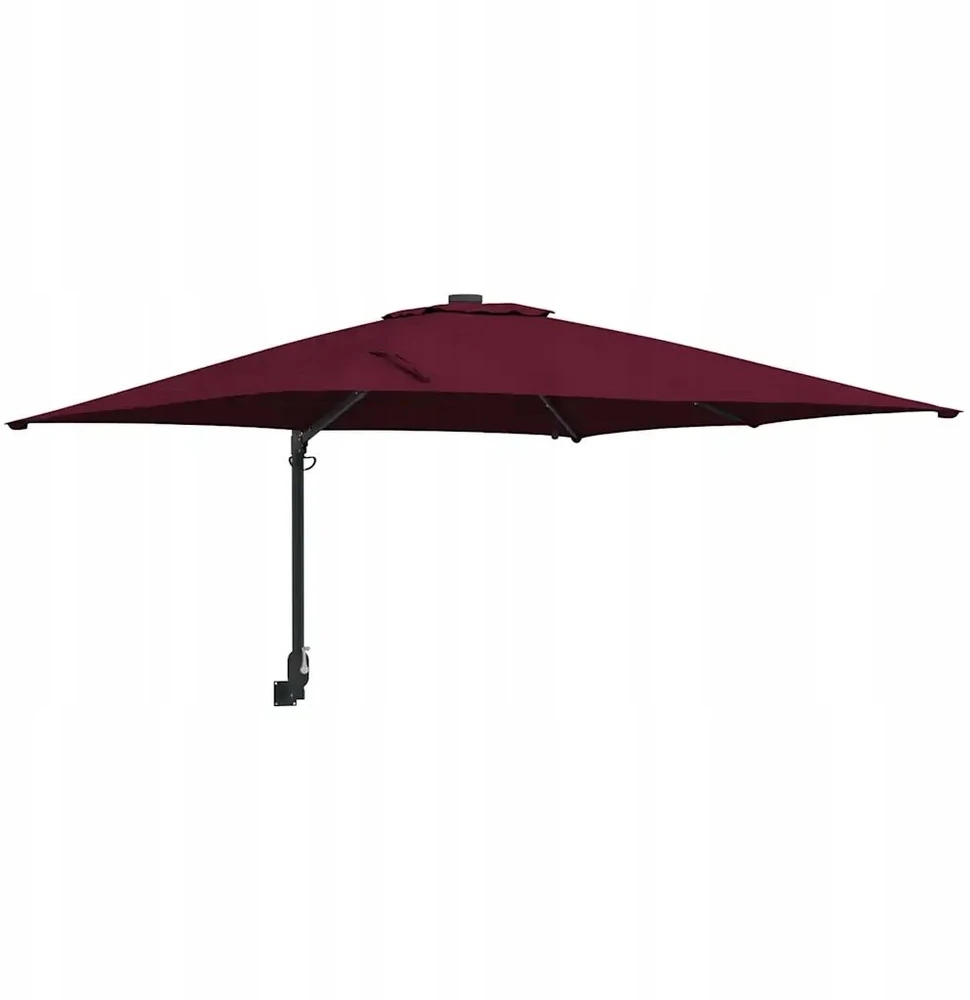 Sodo skėtis Bordo raudona 248,5 x 247,5 x 160 cm