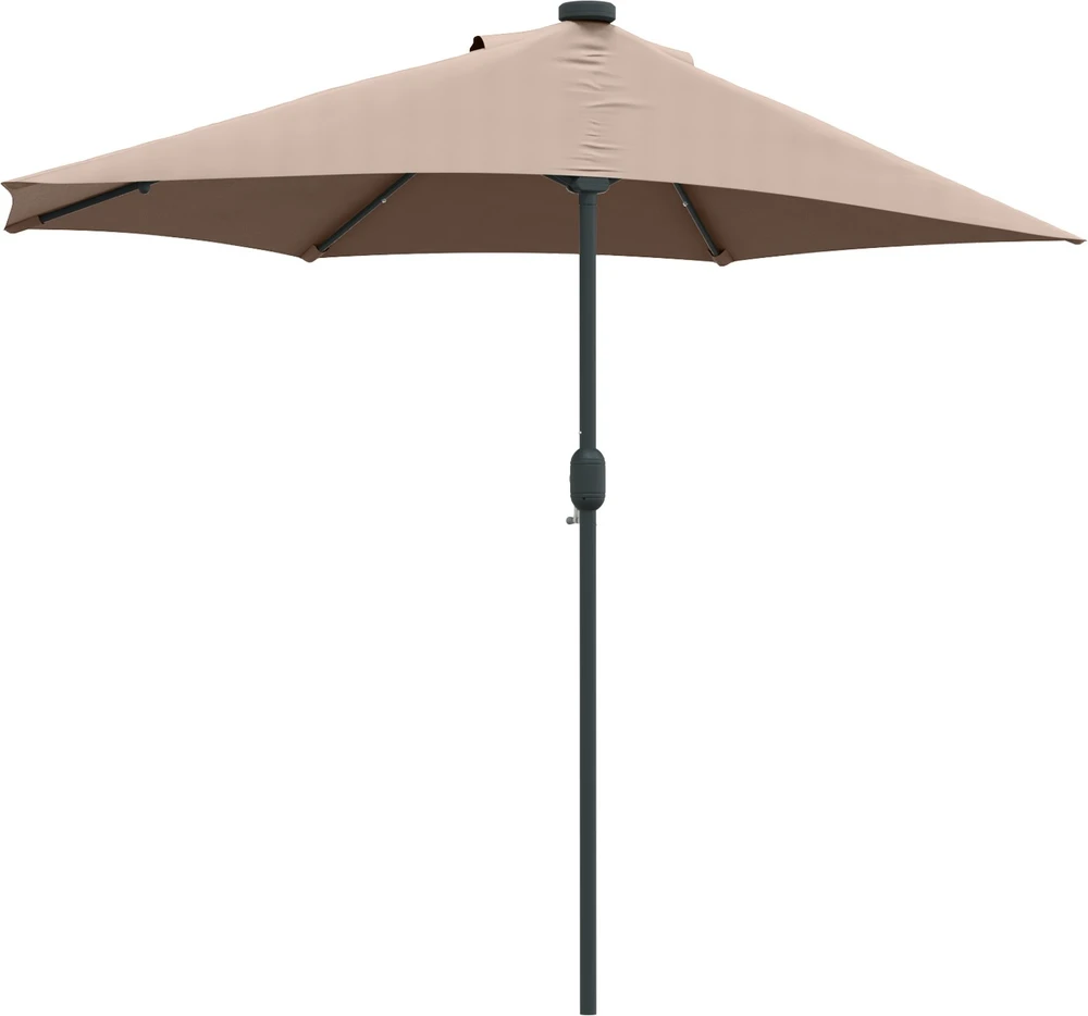 Sodo skėtis 294 x 150 x 223 cm Poliesteris ir plienas Tortora