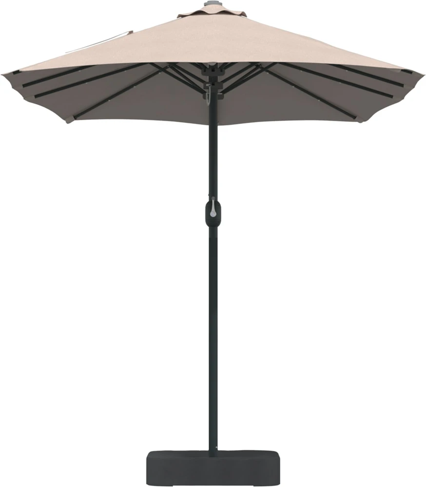 Sodo skėtis 385 x 209 x 244 cm Poliesteris Tortora