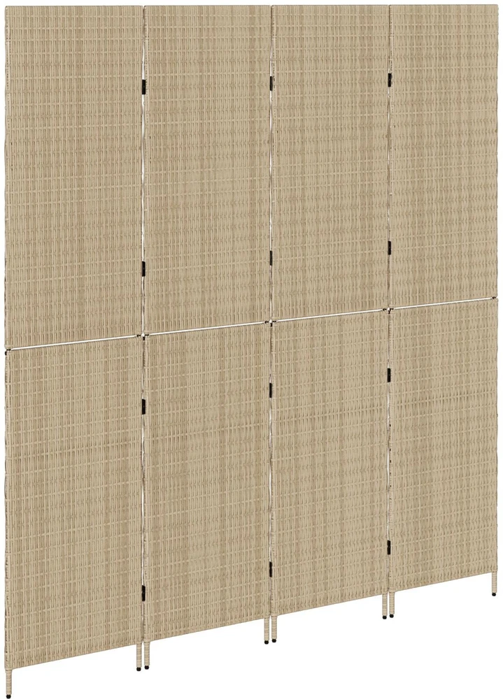 Kambario pertvara Smėlio 195 x 200 cm poliratanas