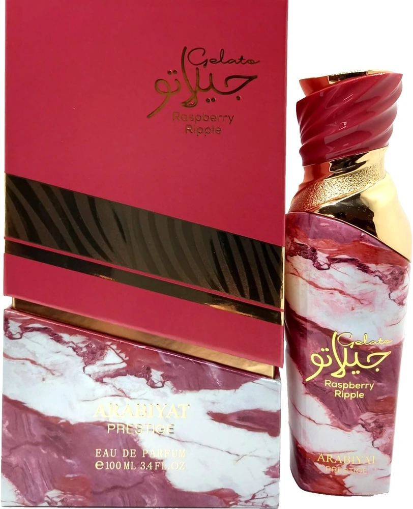 Arabiyat Prestige Gelato Raspberry Ripple EDP parfumuotas vanduo moterims, 100 ml