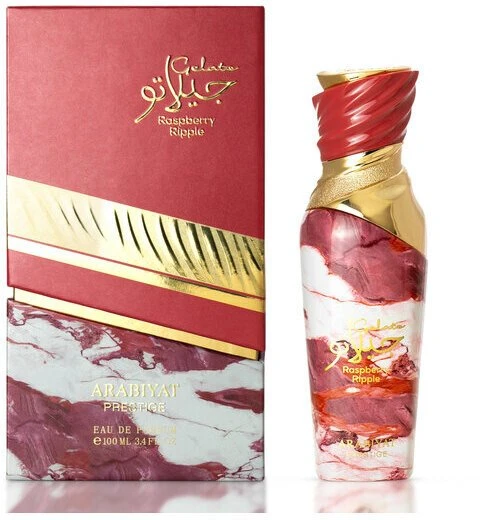 Arabiyat Prestige Gelato Raspberry Ripple EDP parfumuotas vanduo moterims, 100 ml