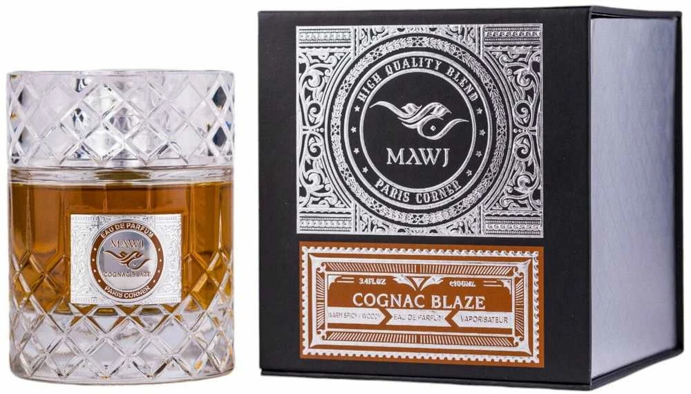 Paris Corner Mawj Cognac Blaze EDP parfumuotas vanduo unisex, 100 ml