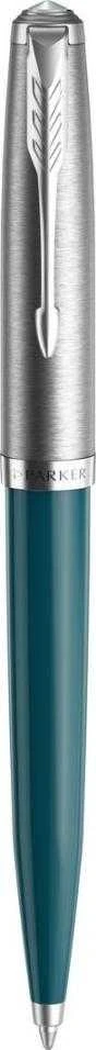 Pasukamas tušinukas Parker Parker 51 Core Teal Mėlyna CT Medium Juodas