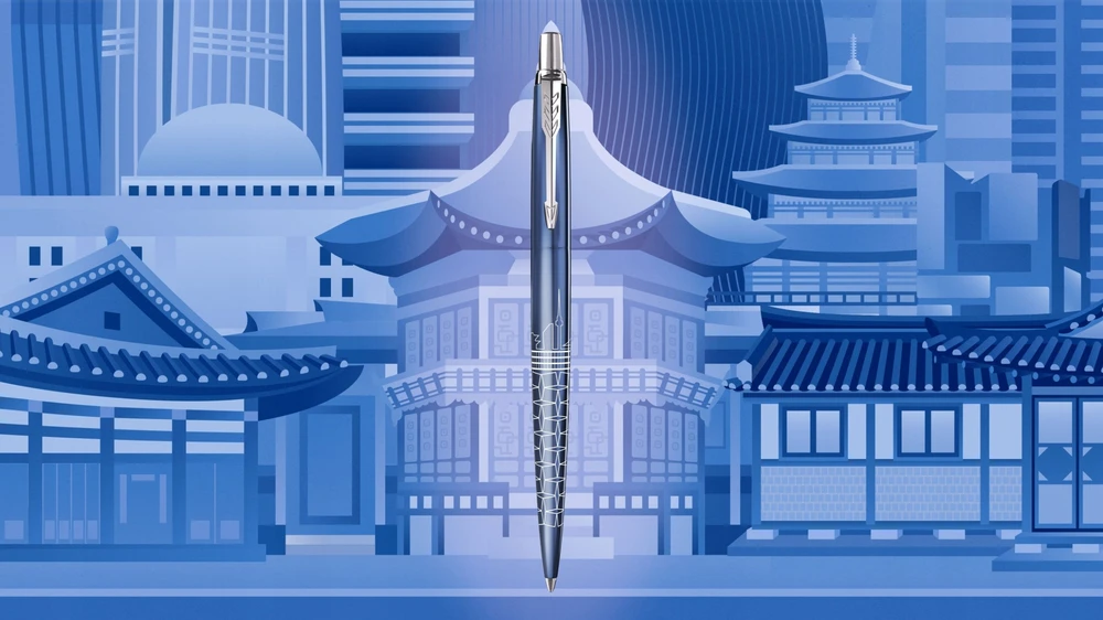 Parker Jotter Global Icons tušinukas - Seulas 2221600