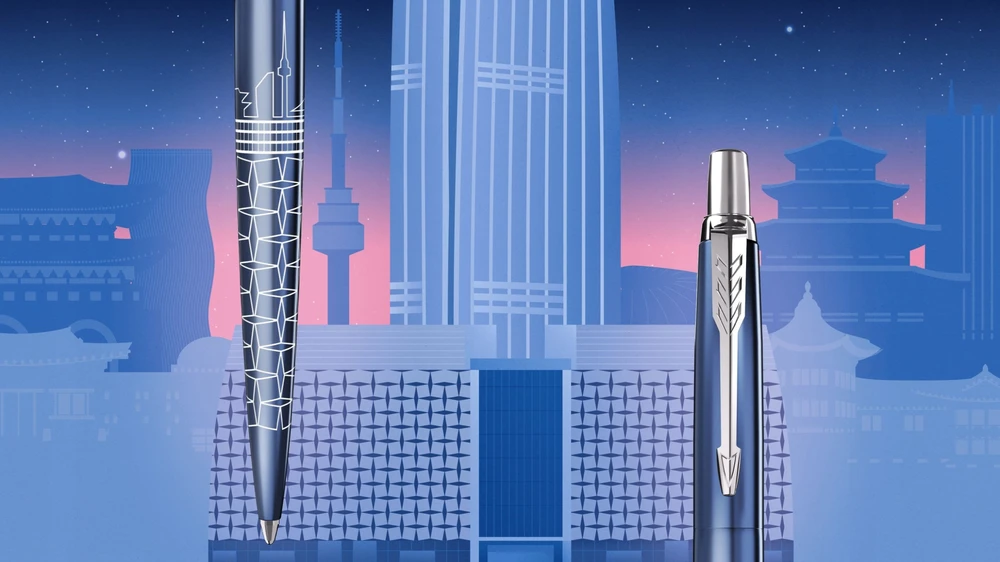 Parker Jotter Global Icons tušinukas - Seulas 2221600